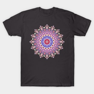 Symmetry 1 [purple, blue, red, off-white] T-Shirt